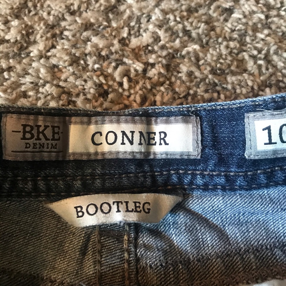 Bke girls jeans size 10 straight leg